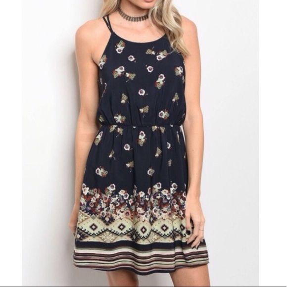 Summer Floral Print Dress - Picture 2 of 4